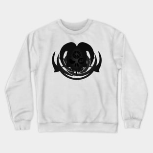 Black Demon Skull Crewneck Sweatshirt